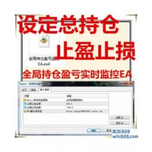全局持仓实时监控盈亏自动平仓持仓管理EA下载!