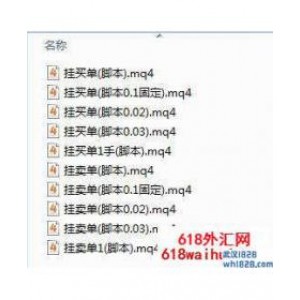 MT4挂单交易脚本Buy Limit Buy Stop Sell Limtt Sell Stop下载