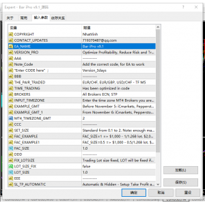 头皮二姐 Bar iPRO V9.1 外汇EA 凌晨剥头皮EA不加仓止损小