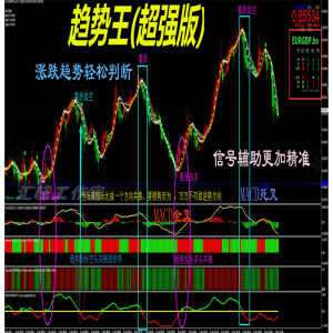 趋势王/外汇MT4黄金白银原油中长线二元/指/标EA交易分析系统软件