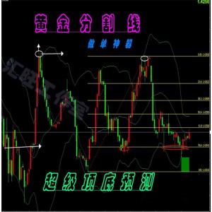 外汇黄金分割线白银原油现货恒指/标二元交易MT4技术分析模板系统