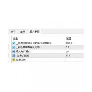 锁仓EA 当账户持仓亏损大于指定金额时执行锁仓