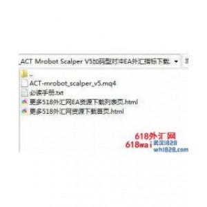 ACT Mrobot Scalper V5加码型对冲EA下载
