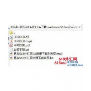 HiRider剥头皮外汇EA外汇机器人世界杯第2名盈利88%!
