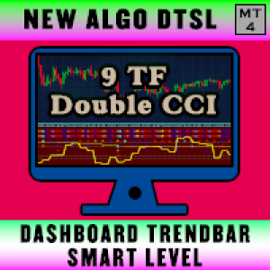 MT4-Dashboard Trend Bar Smart Level 9TF Double CCI