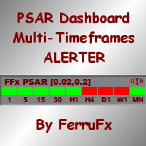 MT4-FFx ParabolicSAR Dashboard MTF ALERTER
