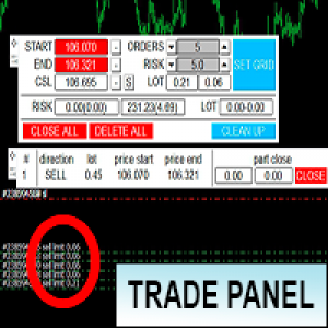 MT4-Grid Trade Panel