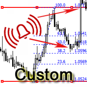MT4-Horizontal Channel Alert with Custom Fibo