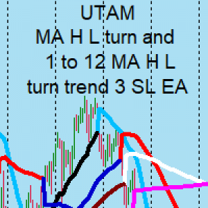 MT4-MA H L turn and 1 to 12 MA H L turn trend 3 SL EA