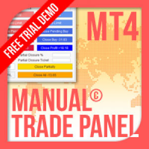 MT4-Manual Trade Panel EA MT4