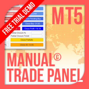 MT5-Manual Trade Panel EA MT5